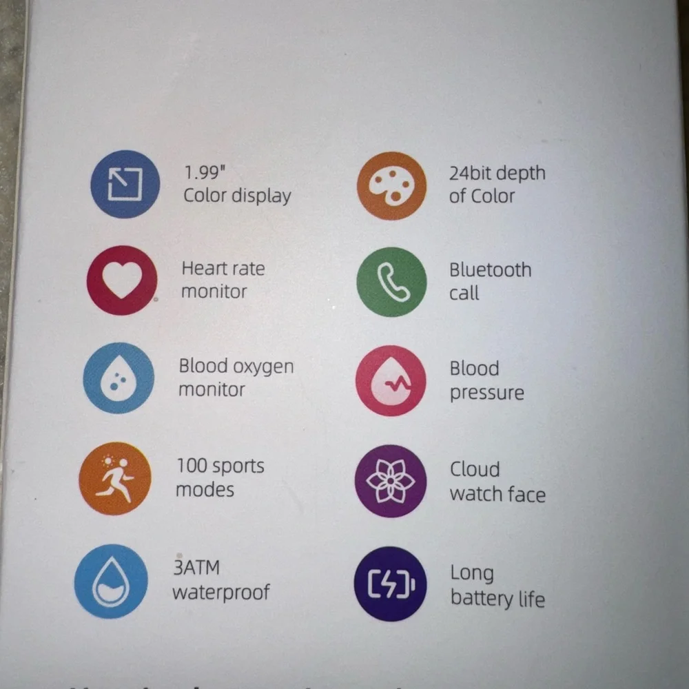VeryFit Smart Watch with Fitness Tracking, Unsex